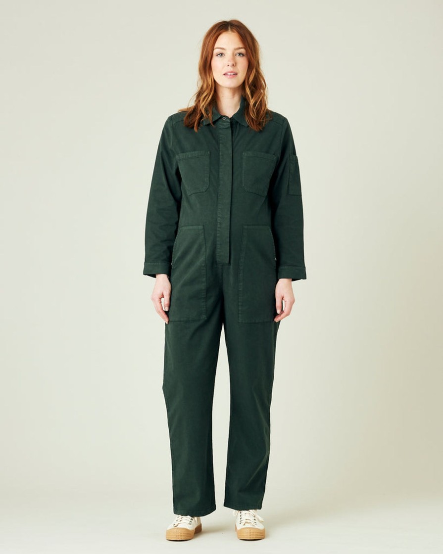 Jumpsuits & Dresses Beyond Nine | Coverall Bottle Green