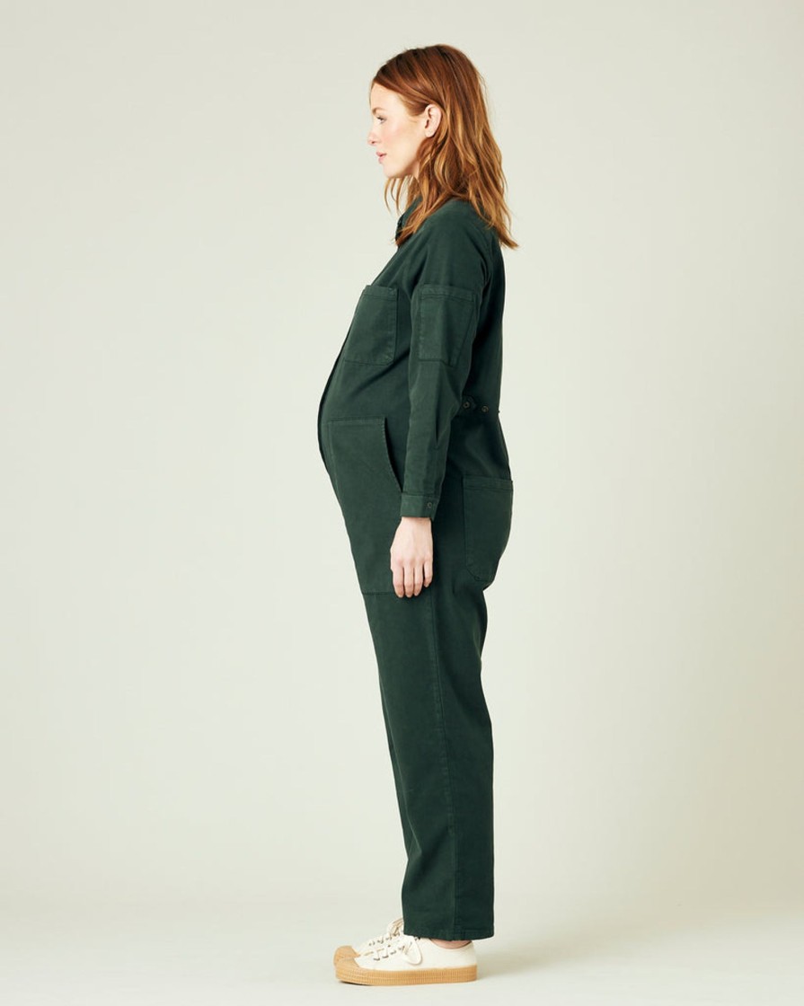 Jumpsuits & Dresses Beyond Nine | Coverall Bottle Green