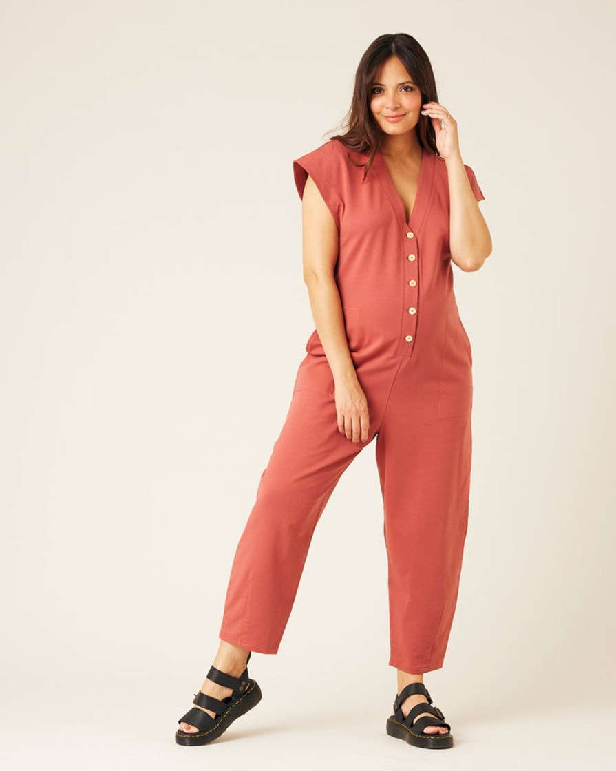 Jumpsuits & Dresses Beyond Nine | Frankie Jumpsuit Brick