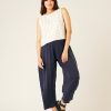 Tops & Bottoms Beyond Nine | Mabel Cupro Trouser Navy