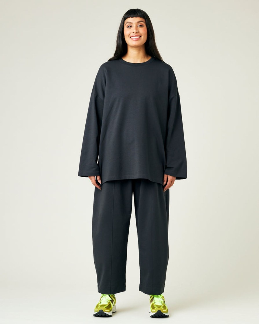 Tops & Bottoms Beyond Nine | Mabel Jersey Trousers Slate