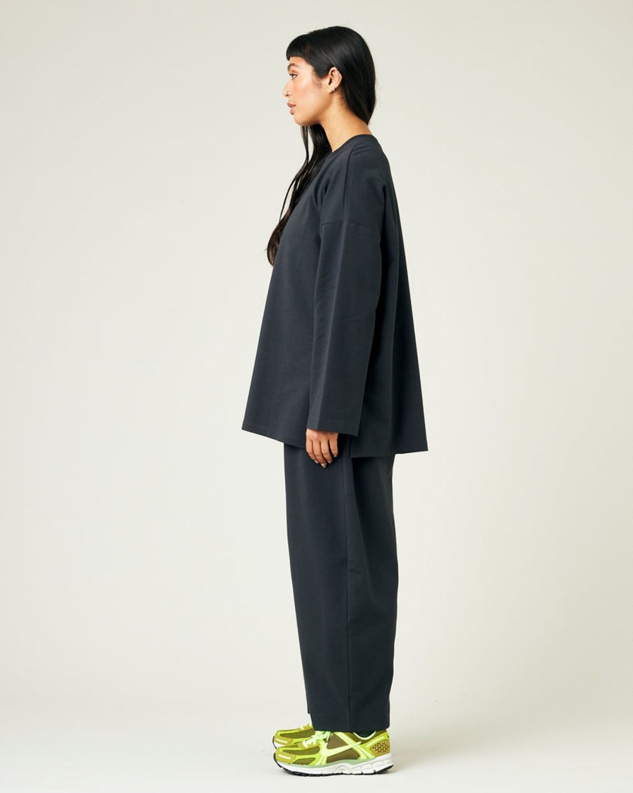 Tops & Bottoms Beyond Nine | Mabel Jersey Trousers Slate