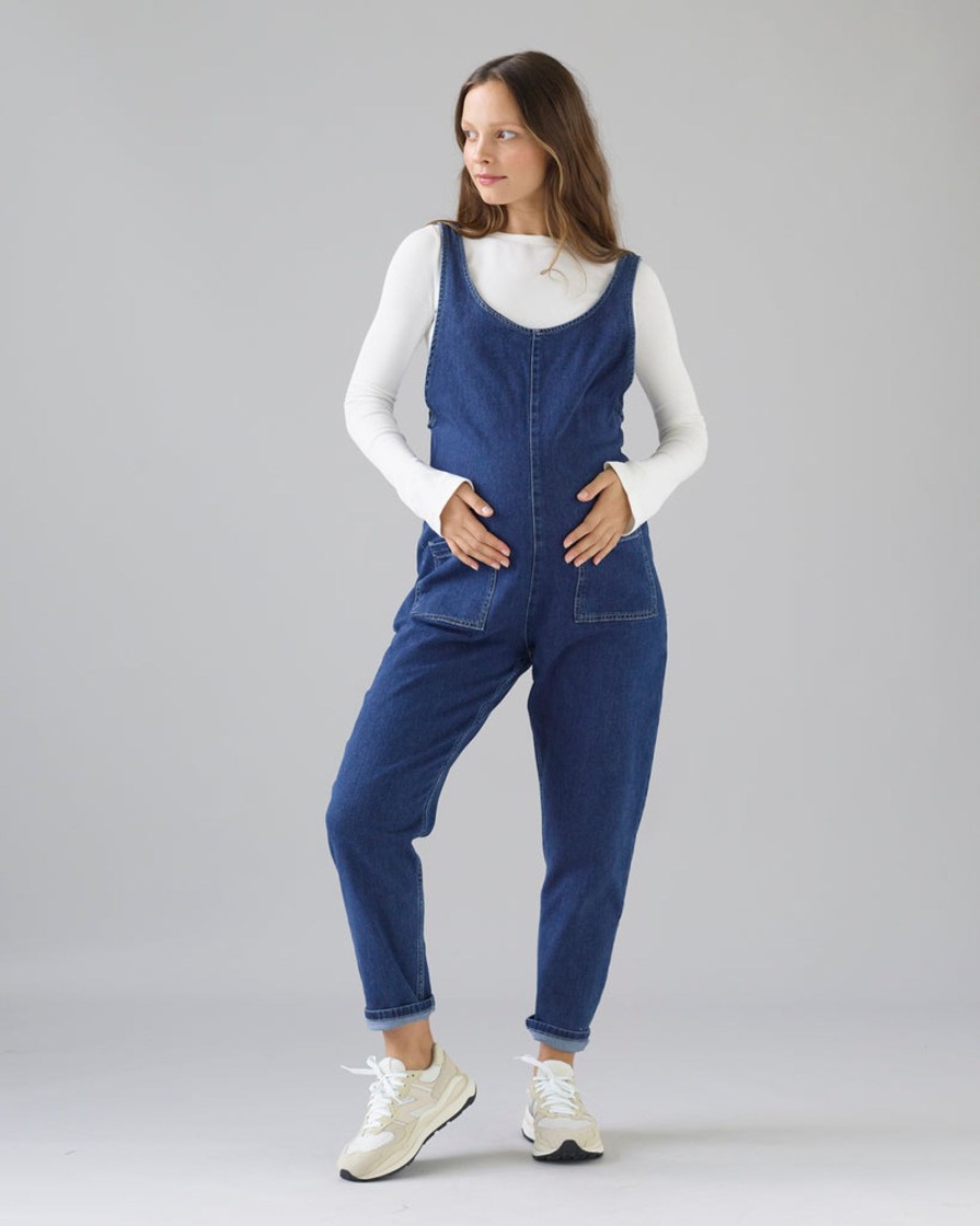 Jumpsuits & Dresses Beyond Nine | Lola Denim Jumpsuit Mid Blue