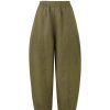 Tops & Bottoms Beyond Nine | Mabel Linen Trousers Light Khaki