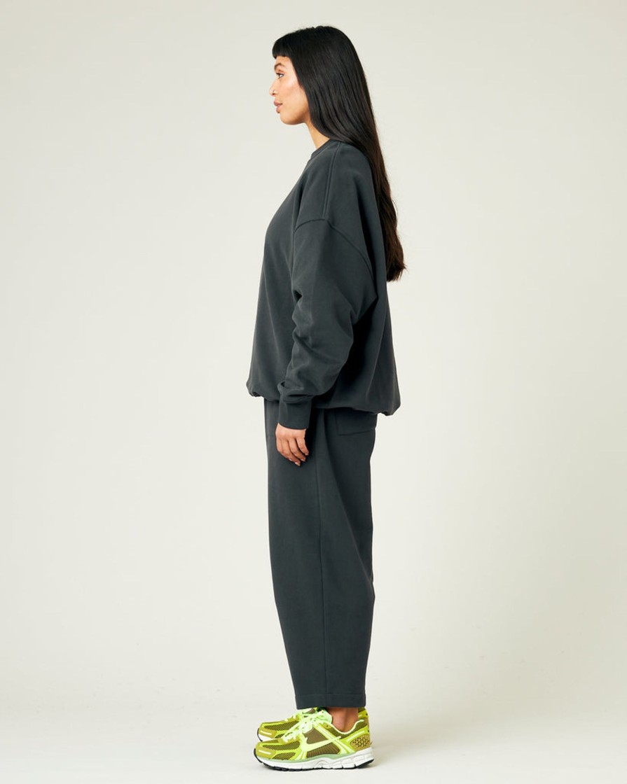 Tops & Bottoms Beyond Nine | Huxley Fleece Jersey Trousers Slate