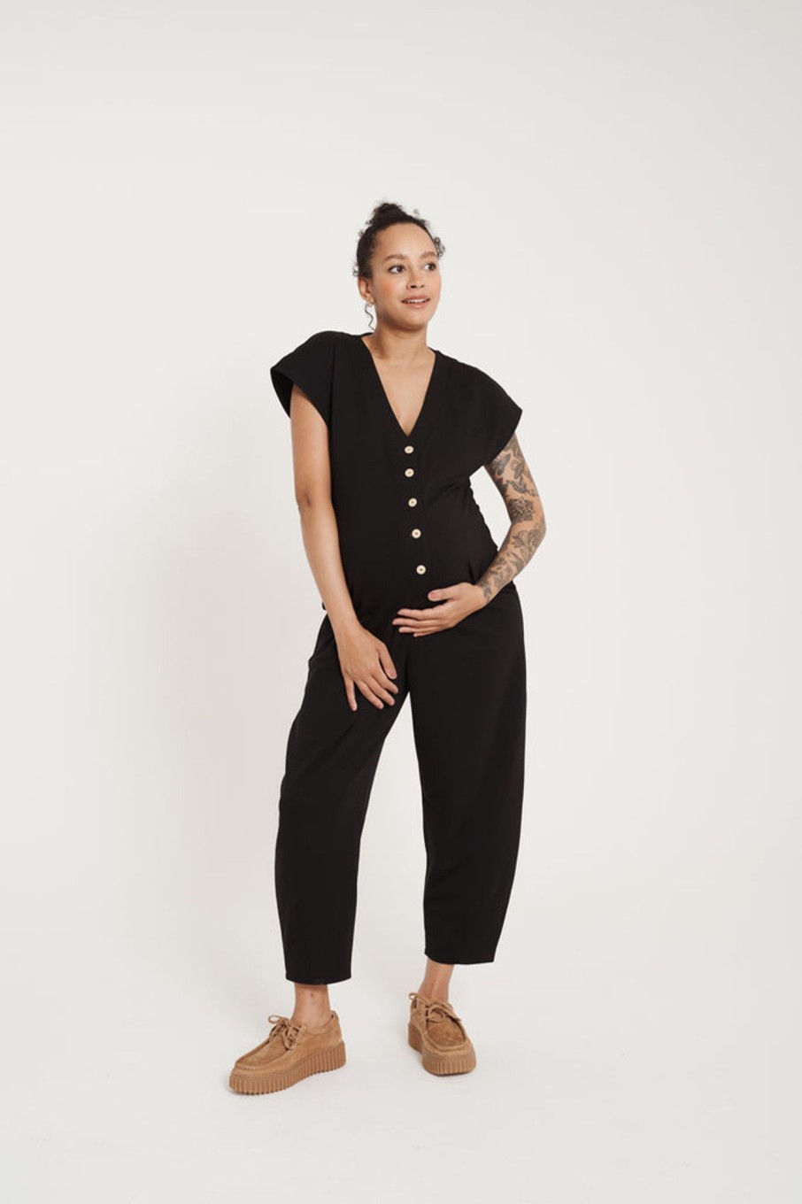 Jumpsuits & Dresses Beyond Nine | Frankie Jumpsuit Black