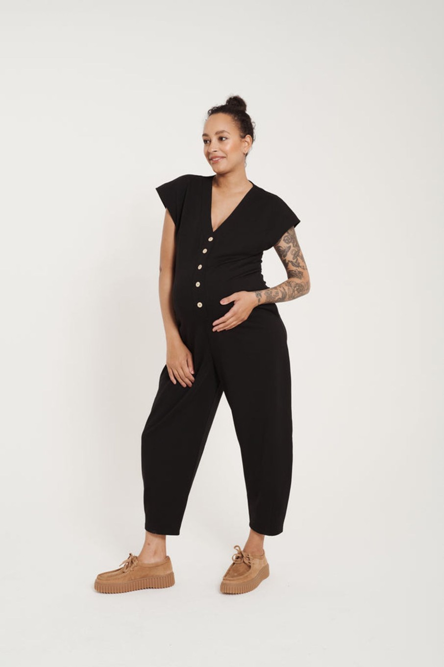 Jumpsuits & Dresses Beyond Nine | Frankie Jumpsuit Black