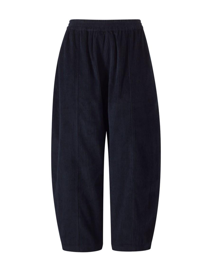 Tops & Bottoms Beyond Nine | Mabel Navy Cord Trousers