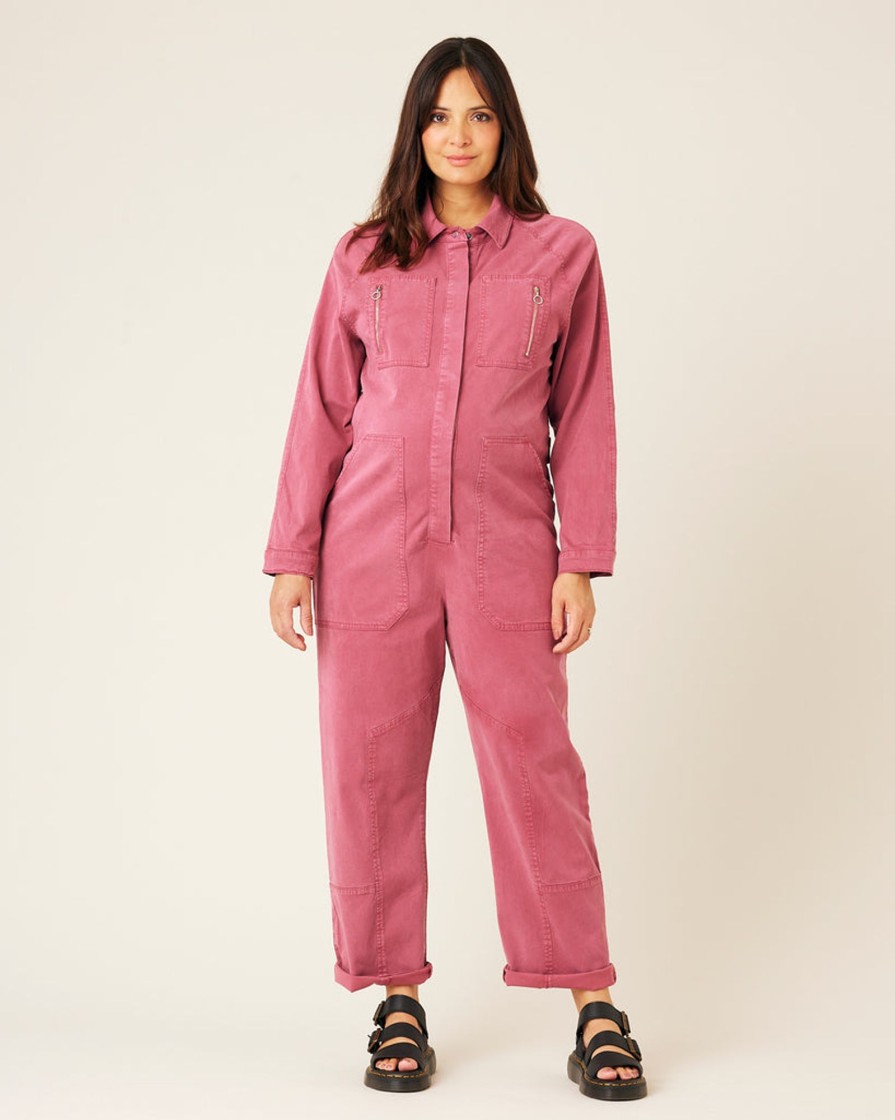 Jumpsuits & Dresses Beyond Nine | Hallie Cotton Coverall Autumn Rose