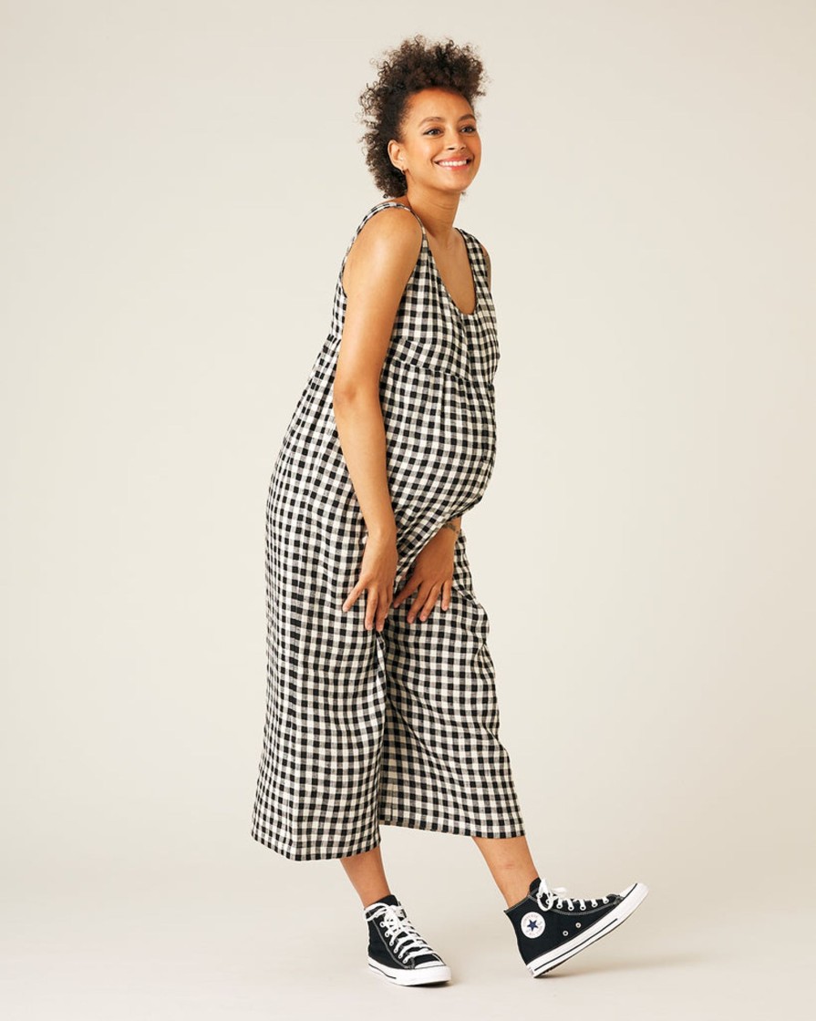 Jumpsuits & Dresses Beyond Nine | Savannah Jumpsuit Black And White Gingham