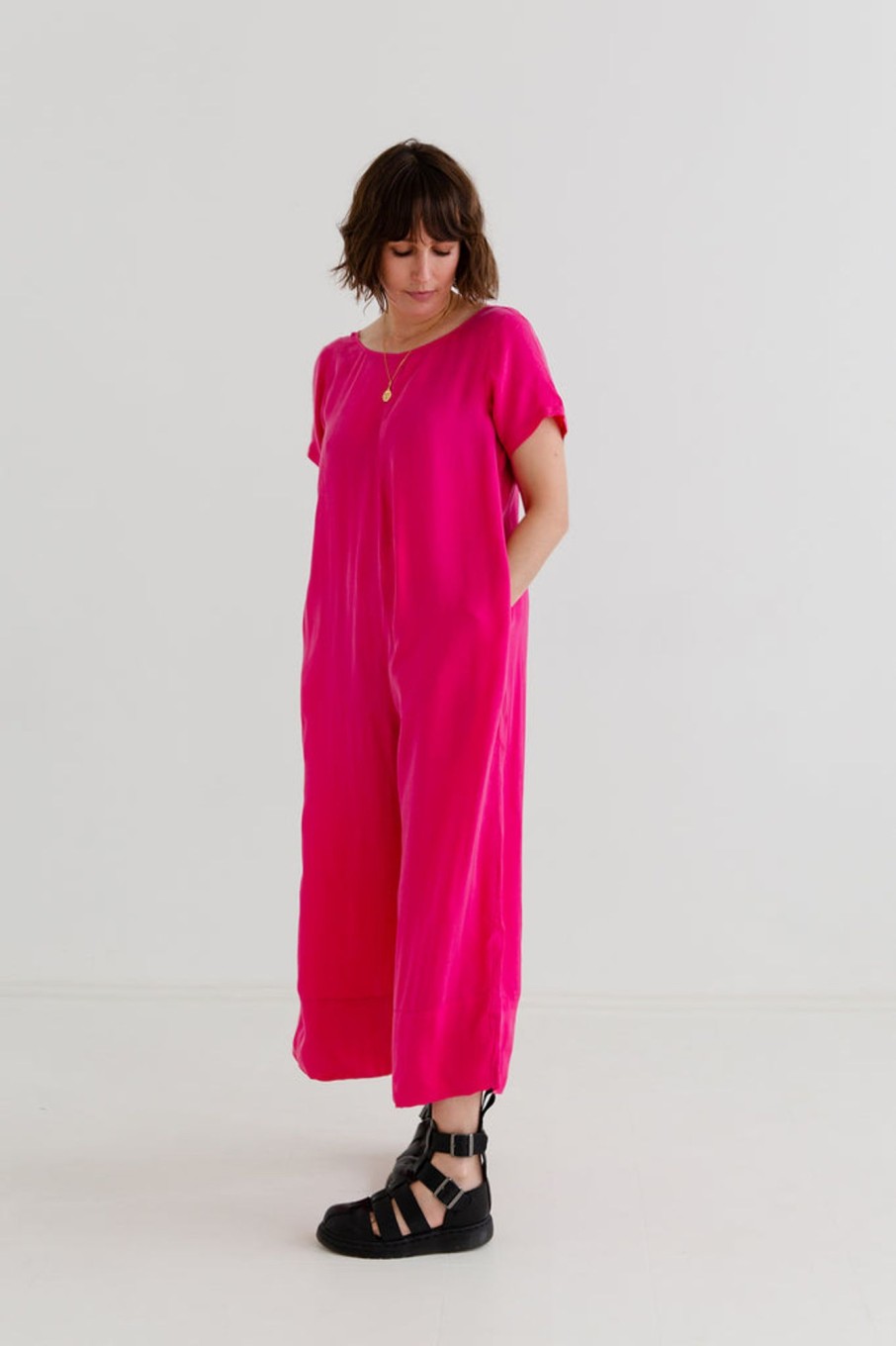 Jumpsuits & Dresses Beyond Nine | Celine Jumpsuit Hot Pink