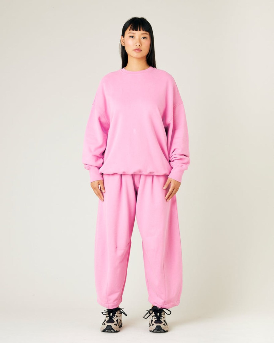 Tops & Bottoms Beyond Nine | Daisy Organic Cotton Jersey Trousers Pink