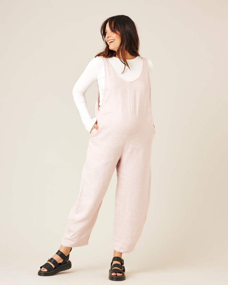 Jumpsuits & Dresses Beyond Nine | Linen Holly Jumpsuit - Rose