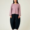 Tops & Bottoms Beyond Nine | Daisy Organic Cotton Jersey Trousers Black