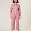 Jumpsuits & Dresses Beyond Nine | Hallie Cotton Coverall Dusty Rose