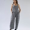 Tops & Bottoms Beyond Nine | Nora Top Mono Check