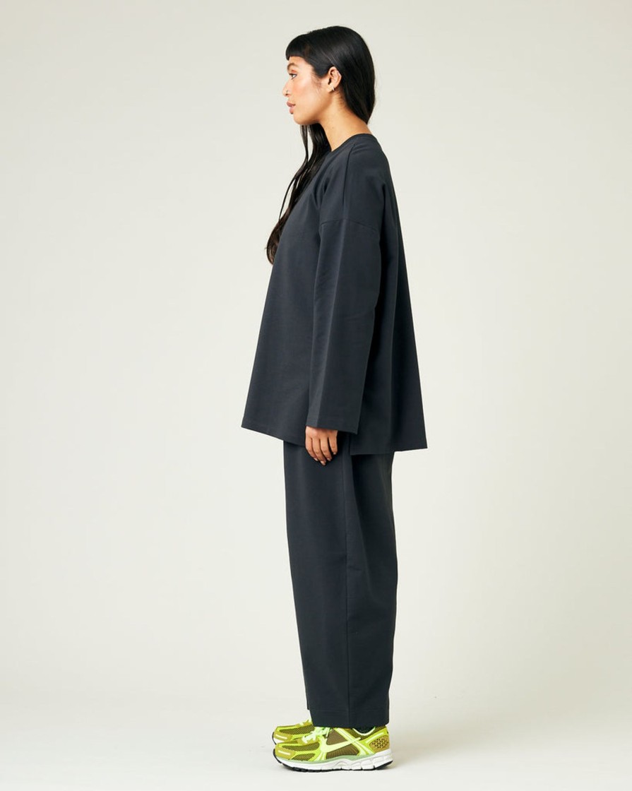 Tops & Bottoms Beyond Nine | Mabel Jersey Trousers Slate