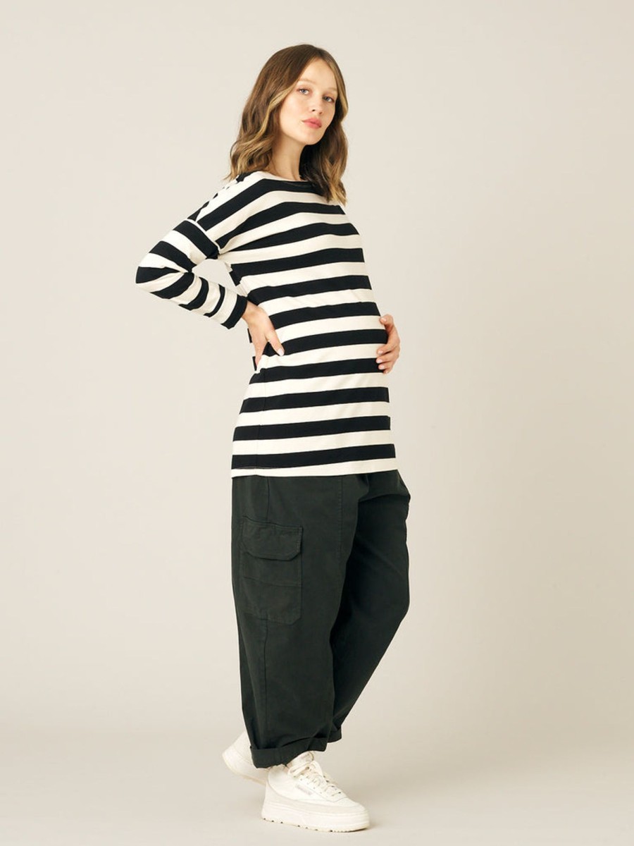 Tops & Bottoms Beyond Nine | Breton Black Stripe