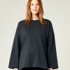 Tops & Bottoms Beyond Nine | Huxley Cotton Jersey Top Slate