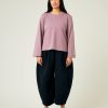 Tops & Bottoms Beyond Nine | Daisy Organic Cotton Jersey Trousers Black