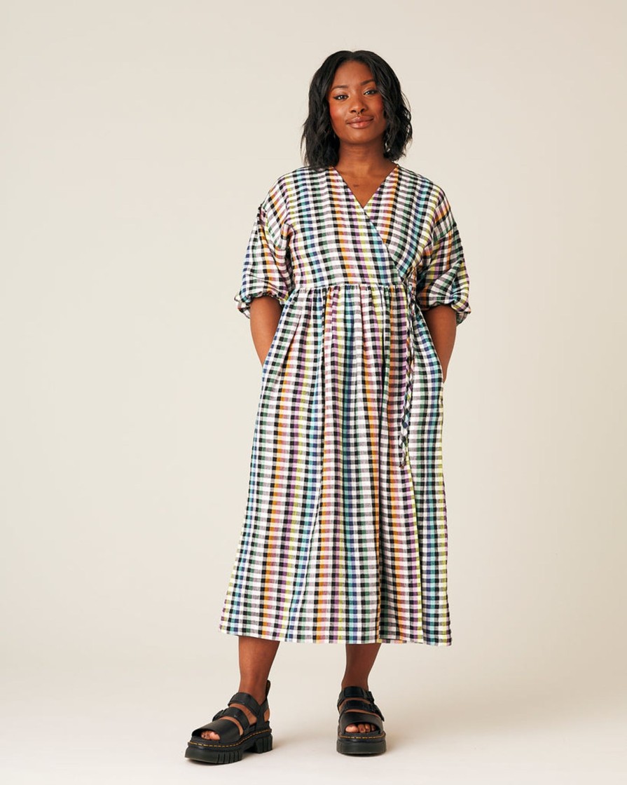 Jumpsuits & Dresses Beyond Nine | Winnie Dress Rainbow Gingham