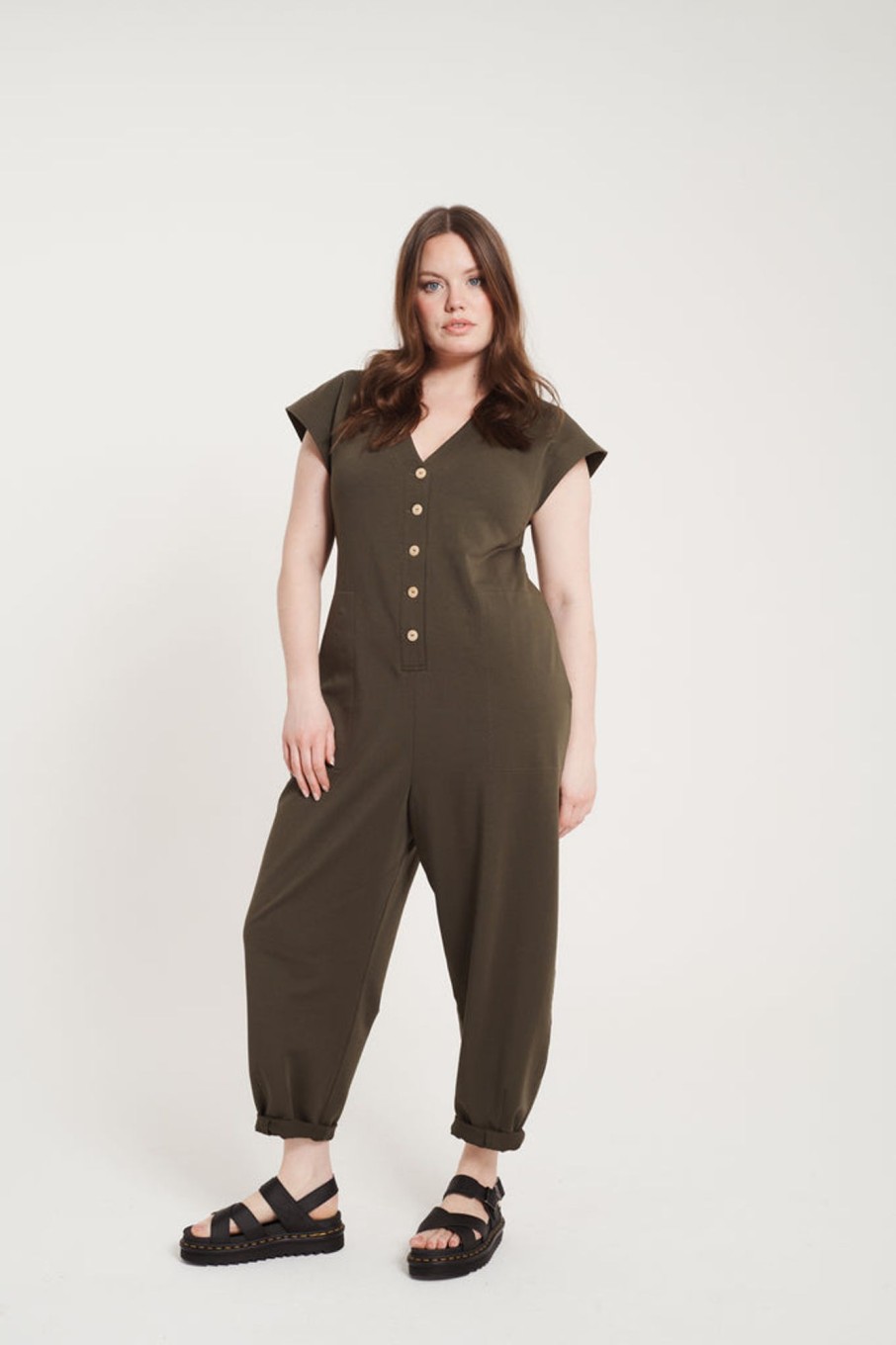 Jumpsuits & Dresses Beyond Nine | Frankie Jumpsuit Olive