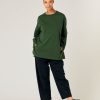 Tops & Bottoms Beyond Nine | Huxley Cotton Jersey Top Kombu Green