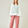 Tops & Bottoms Beyond Nine | Huxley Fleece Jersey Trousers Dusty Pink