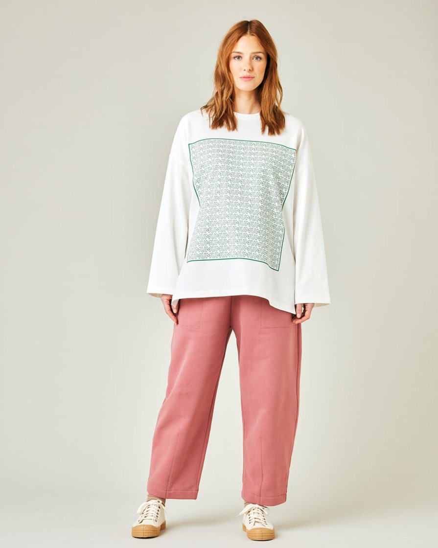 Tops & Bottoms Beyond Nine | Huxley Fleece Jersey Trousers Dusty Pink