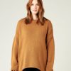 Tops & Bottoms Beyond Nine | Avery Knitted Cotton Jumper Camel