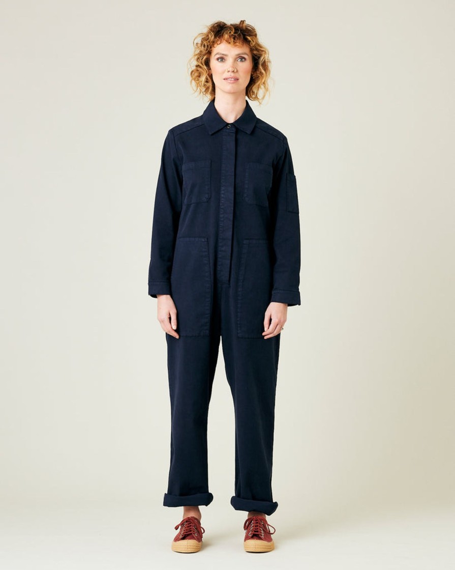 Jumpsuits & Dresses Beyond Nine | Coverall Midnight Navy