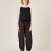 Tops & Bottoms Beyond Nine | Sylvie Cupro Trouser Espresso