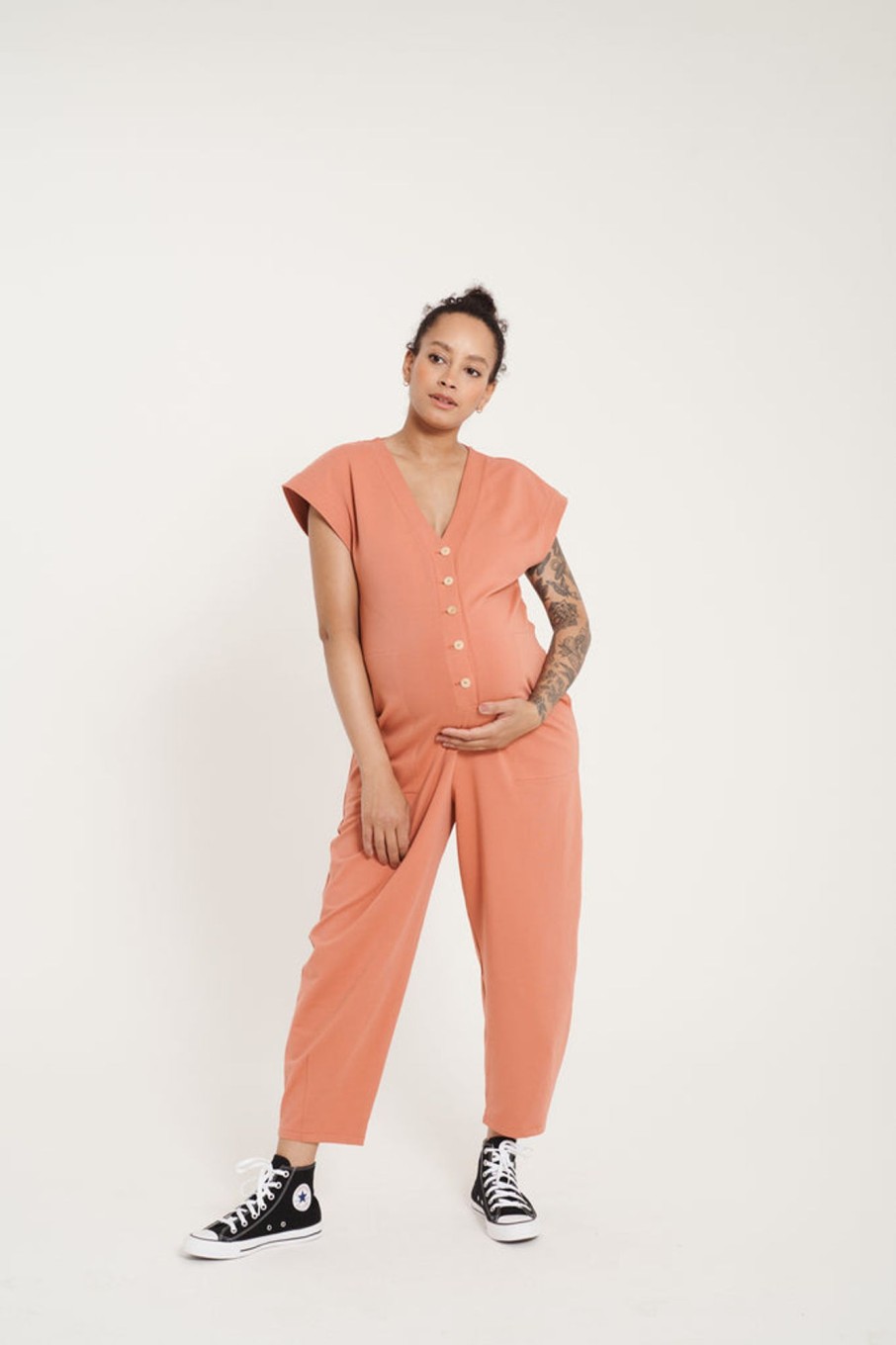 Jumpsuits & Dresses Beyond Nine | Frankie Jumpsuit Soft Terracotta