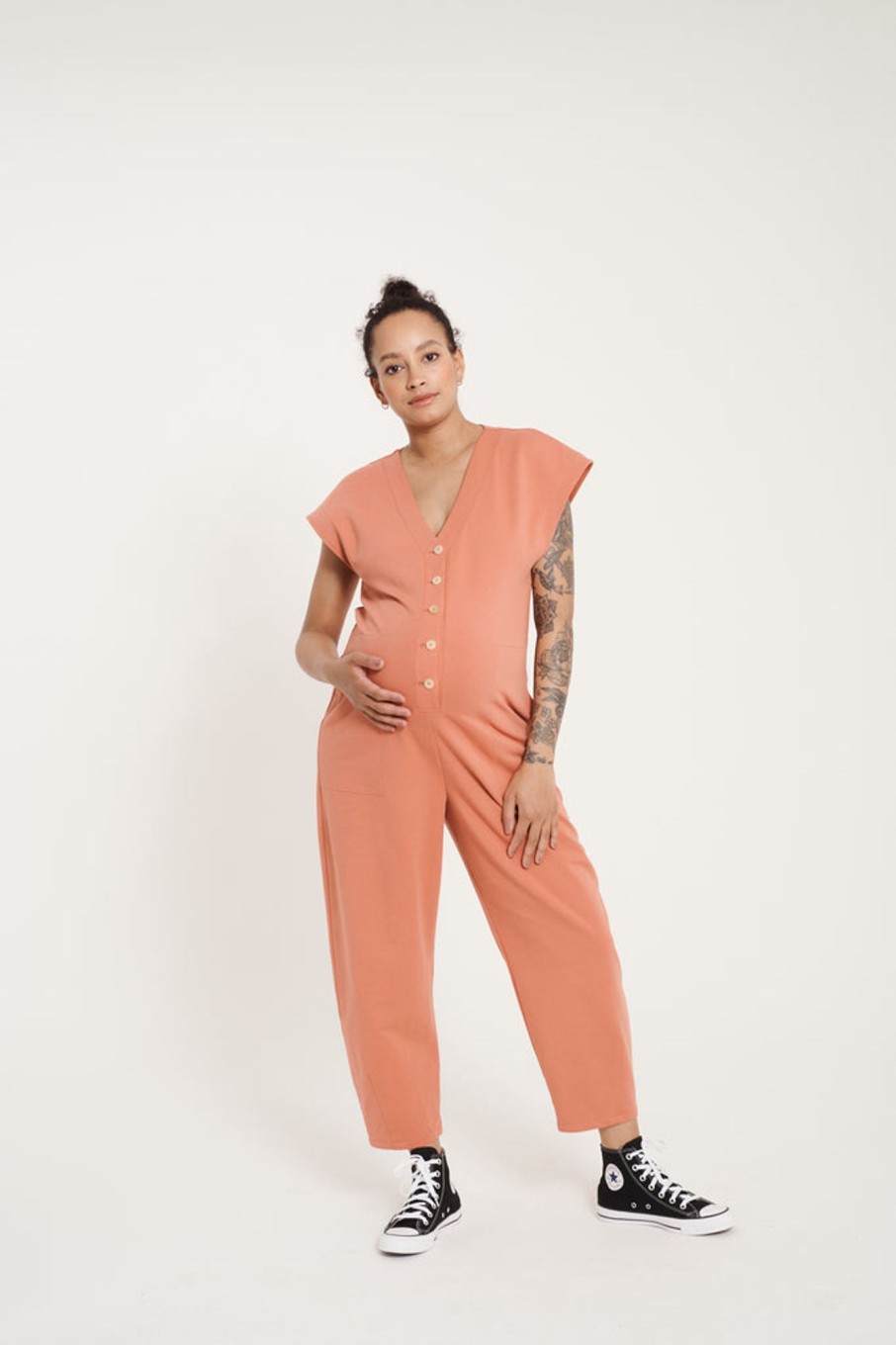 Jumpsuits & Dresses Beyond Nine | Frankie Jumpsuit Soft Terracotta