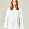 Tops & Bottoms Beyond Nine | Huxley Cotton Jersey Top Off White