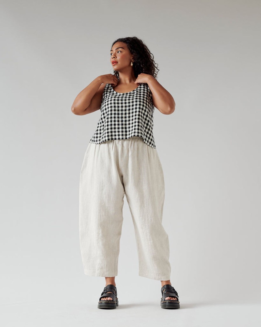 Tops & Bottoms Beyond Nine | Nora Top Gingham