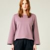 Tops & Bottoms Beyond Nine | Wren Cotton Jersey Top Dusty Mauve