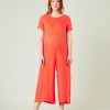 Jumpsuits & Dresses Beyond Nine | Celine Cupro Jumpsuit Coral