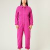 Jumpsuits & Dresses Beyond Nine | Hallie Cotton Coverall Fuchsia