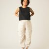 Tops & Bottoms Beyond Nine | Yoli Linen Trousers Natural Gingham