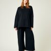 Tops & Bottoms Beyond Nine | Ruby Black Jersey Trousers