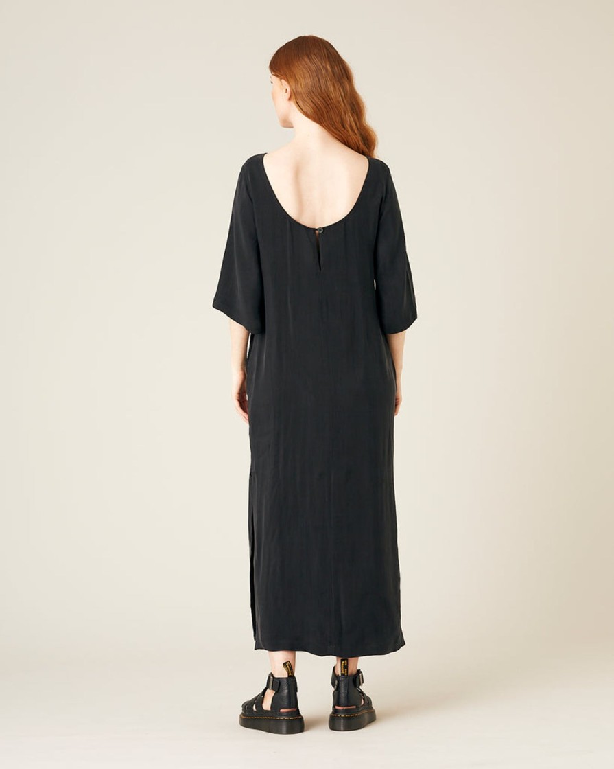 Jumpsuits & Dresses Beyond Nine | Juno Cupro Dress Black