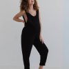 Jumpsuits & Dresses Beyond Nine | Laura 100% Organic Cotton Jumpsuit Black