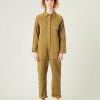 Jumpsuits & Dresses Beyond Nine | Hallie Cotton Coverall Nut Green