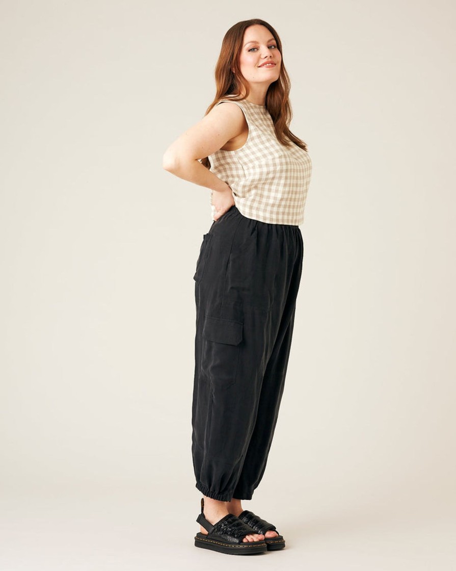 Tops & Bottoms Beyond Nine | Sylvie Cupro Trouser Black