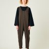 Jumpsuits & Dresses Beyond Nine | Poppy Cotton Jersey Jumpsuit Cocoa