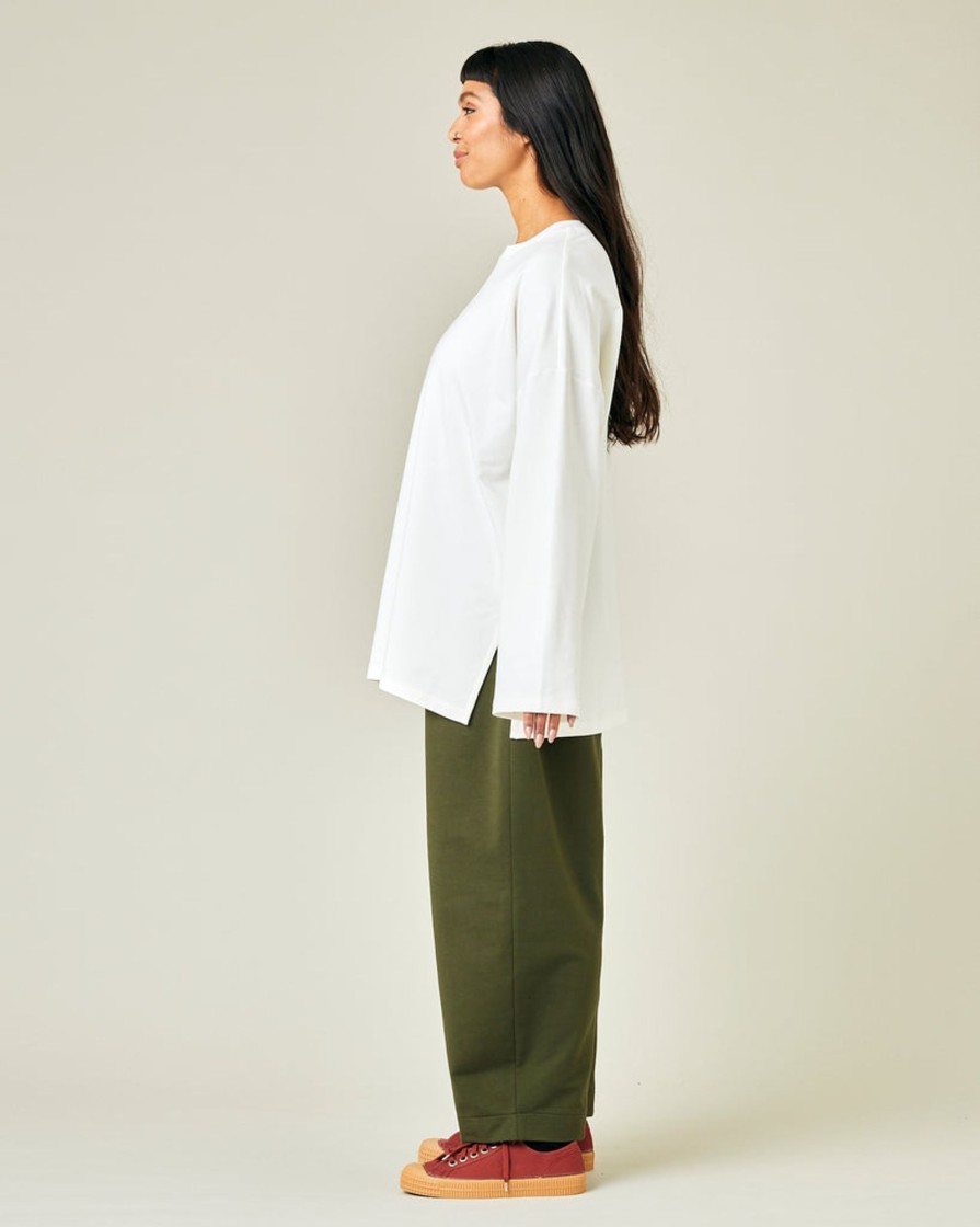 Tops & Bottoms Beyond Nine | Mabel Jersey Trousers Olive