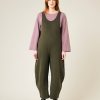 Jumpsuits & Dresses Beyond Nine | Clover Organic Cotton Jersey Jumpsuit Olive