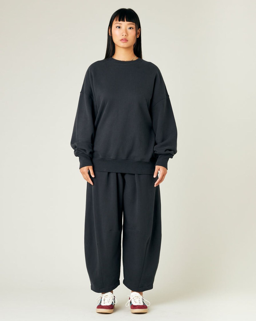 Tops & Bottoms Beyond Nine | Daisy Organic Cotton Jersey Trousers Slate