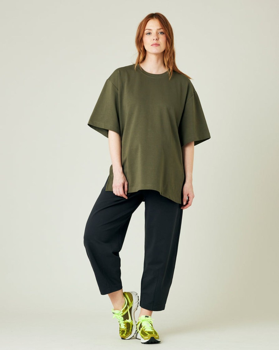 Tops & Bottoms Beyond Nine | Huxley Cotton Jersey Trousers Slate